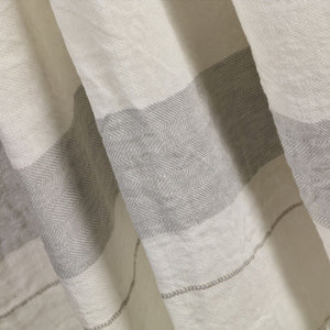 LEINEN Guest Towel "Oyster Stripes" 55x65