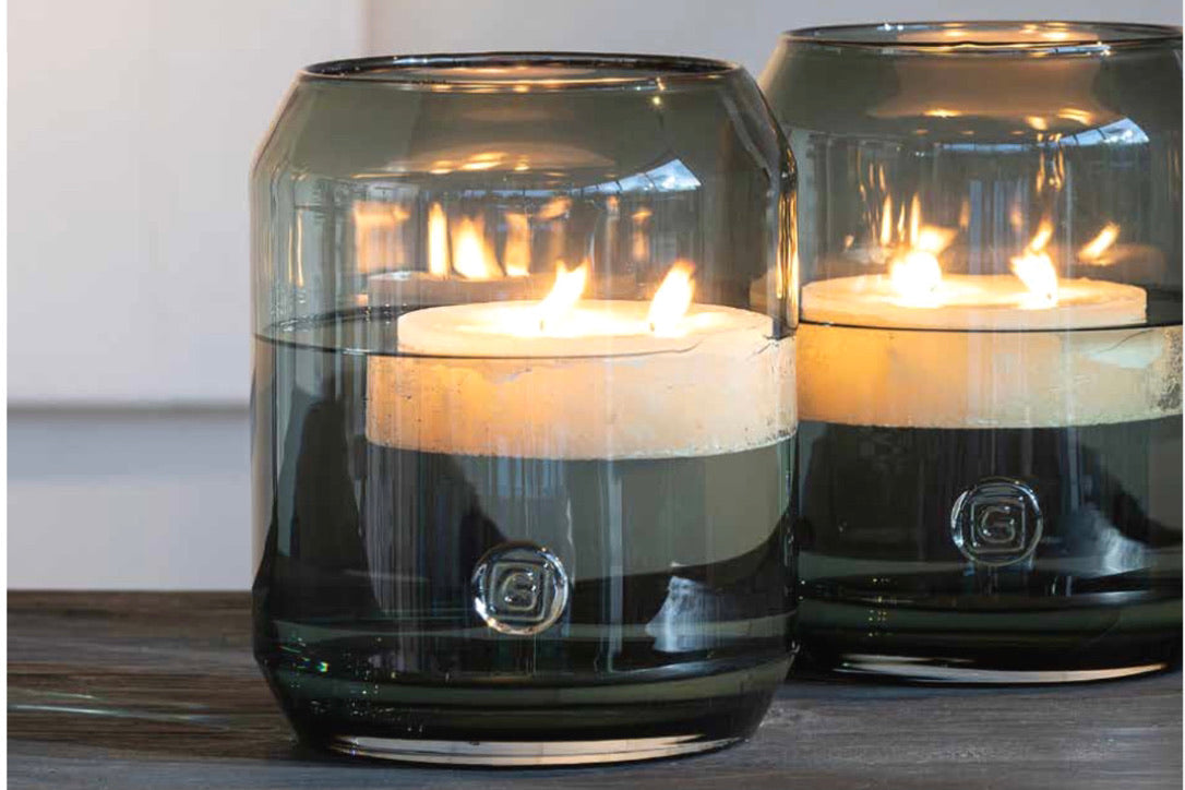 Gommaire Hurricane Glas "Daniel" small smoky brown