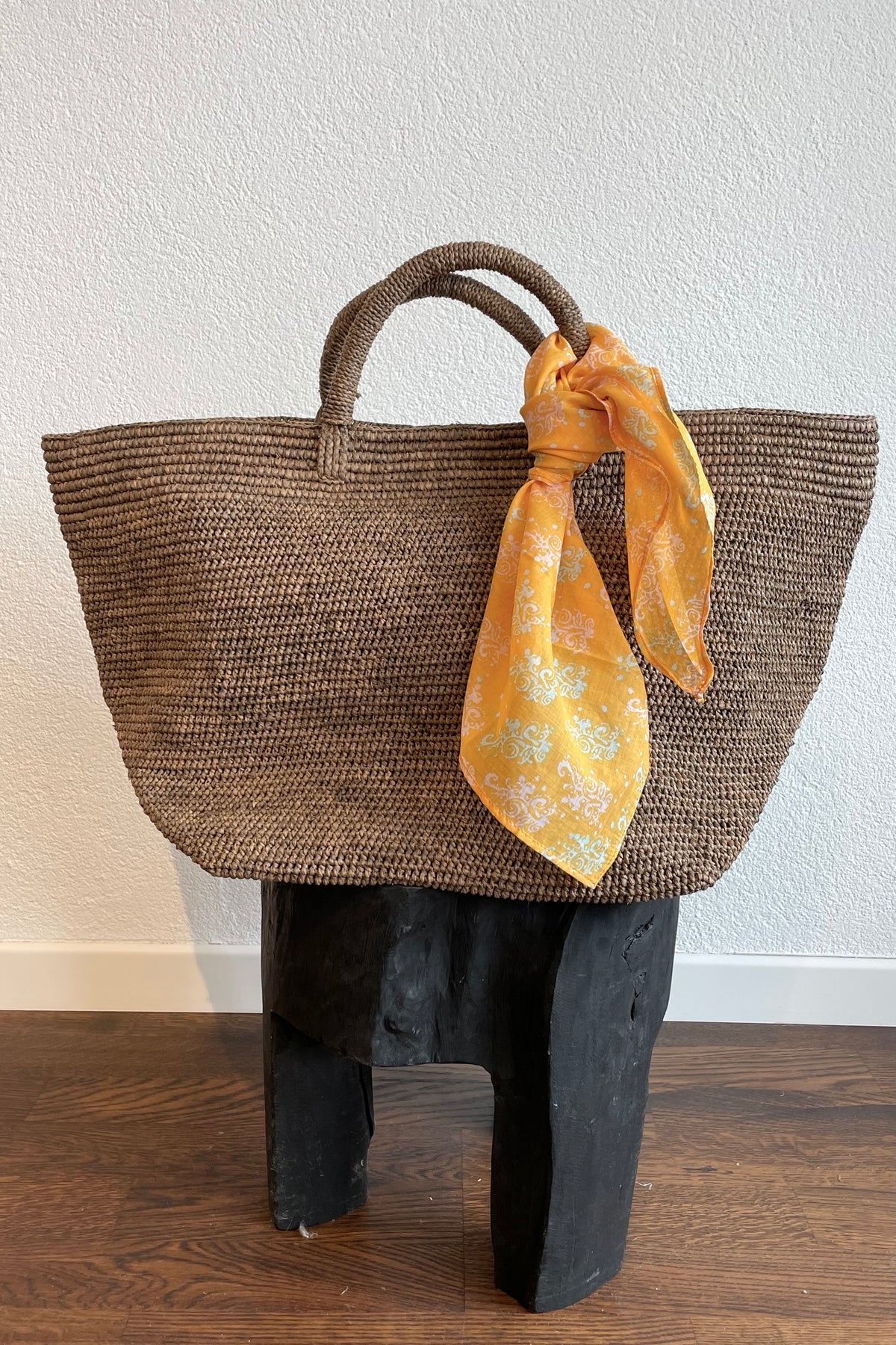 YVONNE S cotton - Niki cloth brown flower