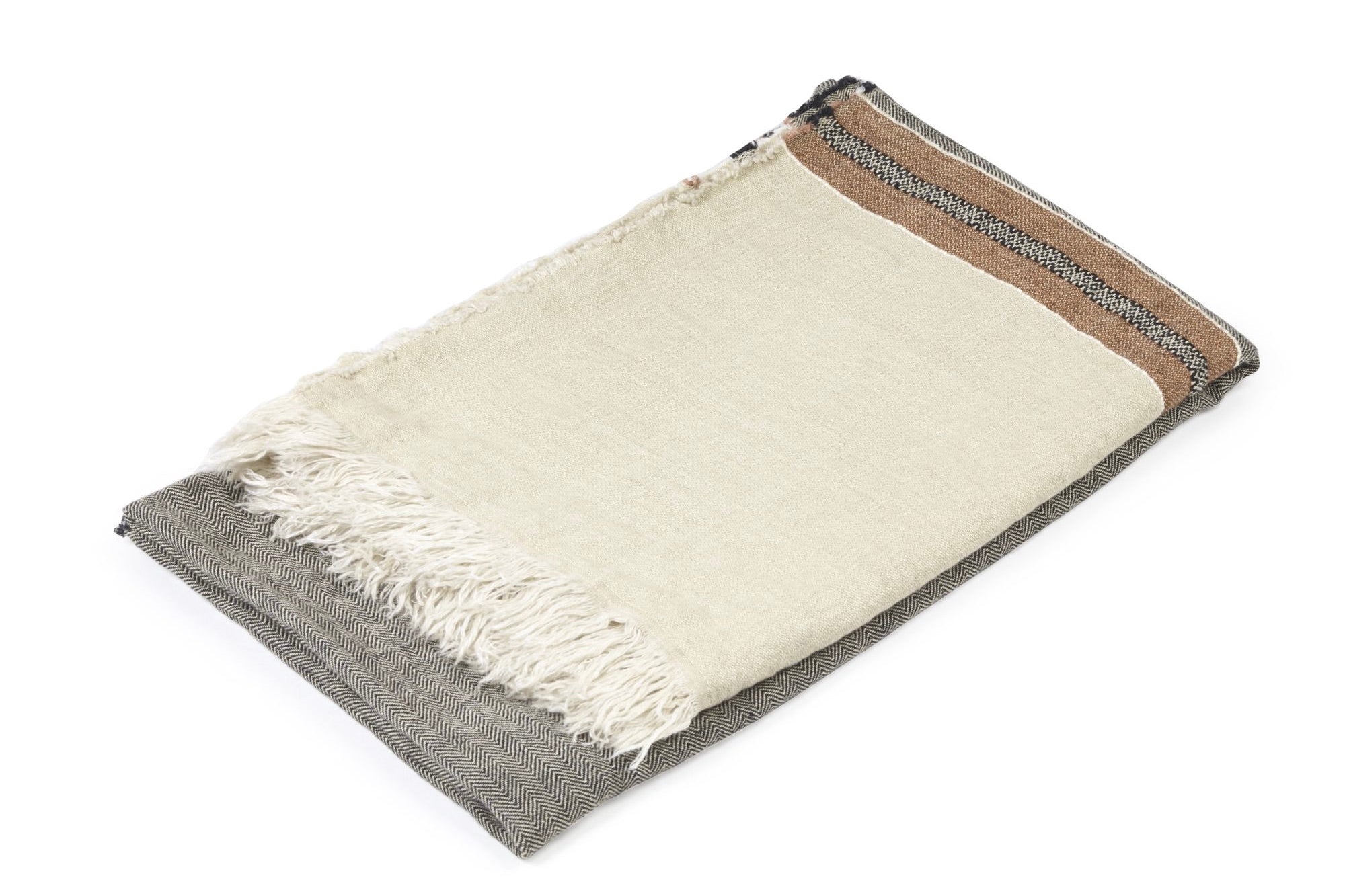 Linen towel or table runner "Beeswax" 110x180