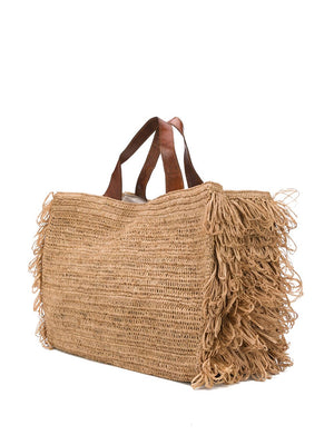 IBELIV "ONJA" Raffia bag natural