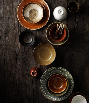 HK Living Kyoto Ceramics - Matcha Bowl - 3er Set
