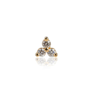 C'est Moi Jewels - Gelbgold Ohrring "Trinity"