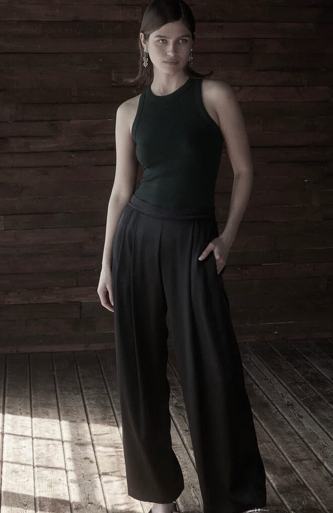 VELVET by Jenny Graham Rib - Tank "CRUZ" black