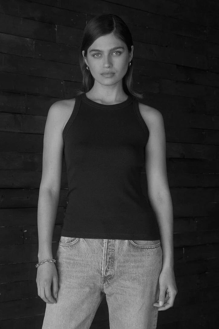 VELVET by Jenny Graham Rib - Tank "CRUZ" black