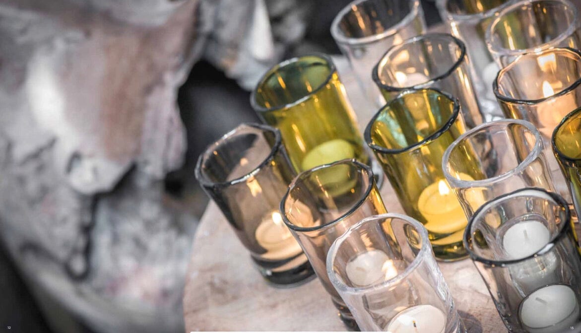 Gommaire T-Light Holder "Tim" in 3 Farben