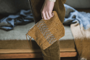 LIBECO Wool - Necessaire "JULES" moustard