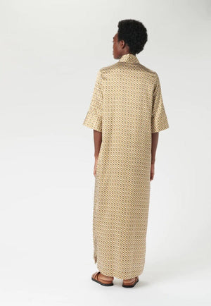 DEA KUDIBAL Kleid "HELGA" Kimono Kleid salver canary