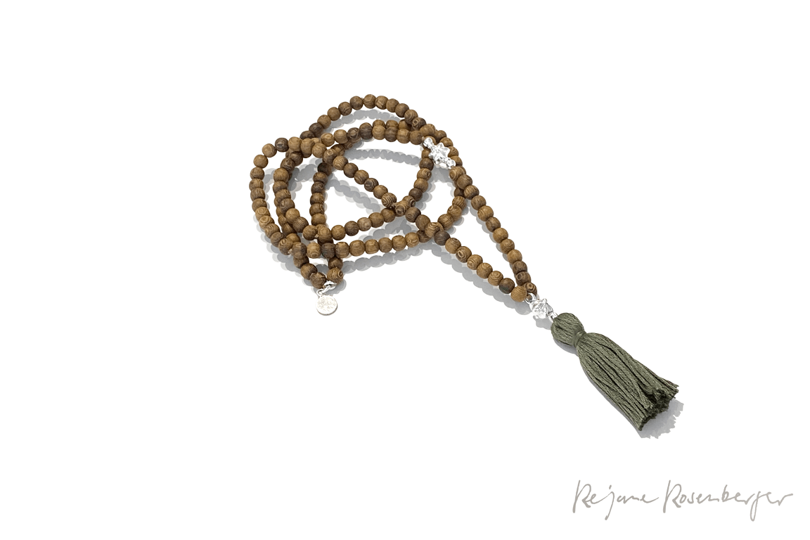 REJANE ROSENBERGER DESIGN Rosewood Mala "Classic" 6mm