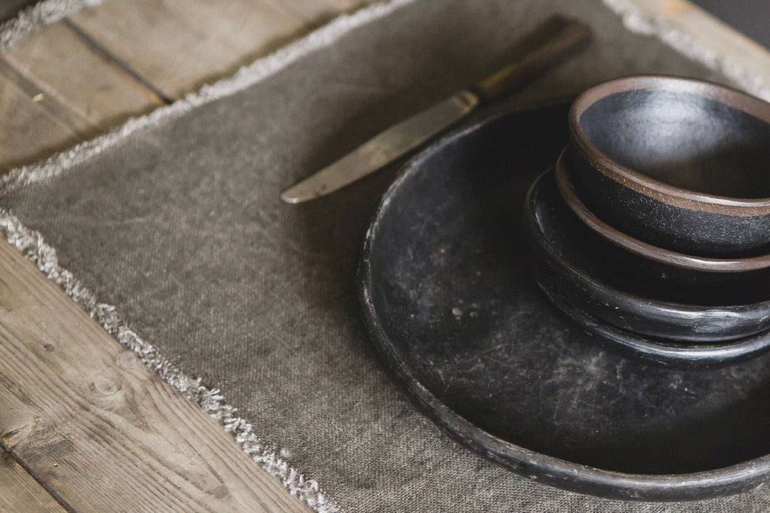 LIBECO Leinen Tischset "PACIFIC" 35x50 militaire