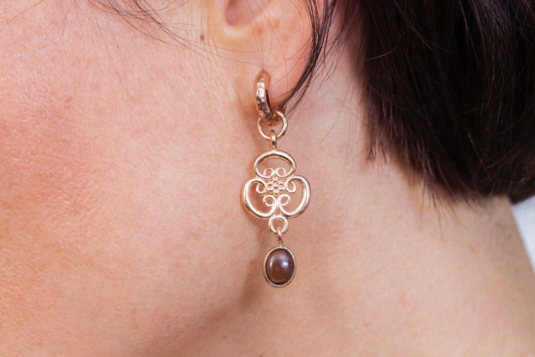 REJANE ROSENBERGER DESIGN Creolen "Grace-Stone" midi