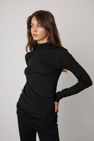 VELVET undershirt "TALISIA" black