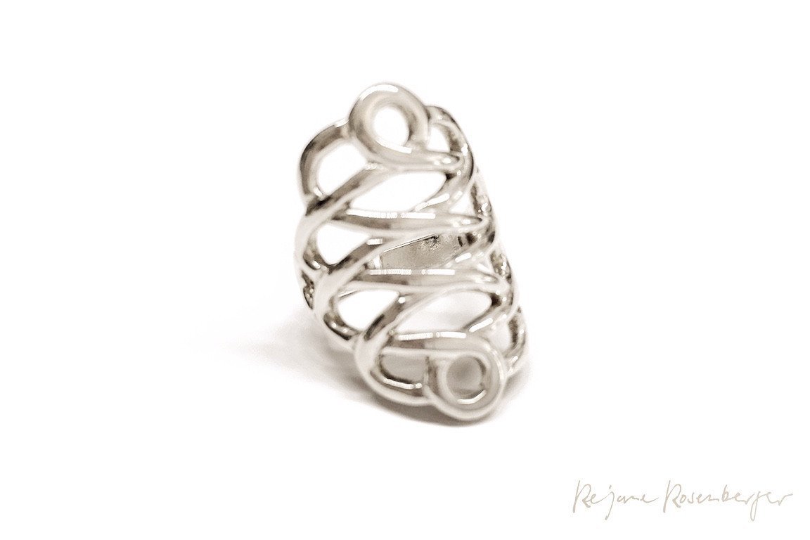 REJANE ROSENBERGER DESIGN Silberring "Infinity" - Réjane Rosenberger Design