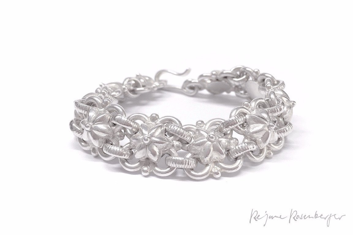 Silberarmband "Lotus" - Réjane Rosenberger Design