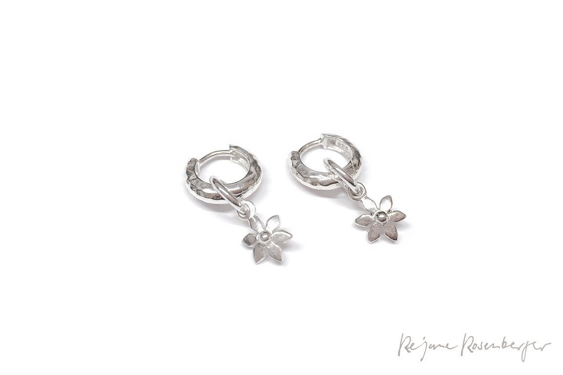 Creolen "Flower" - Réjane Rosenberger Design