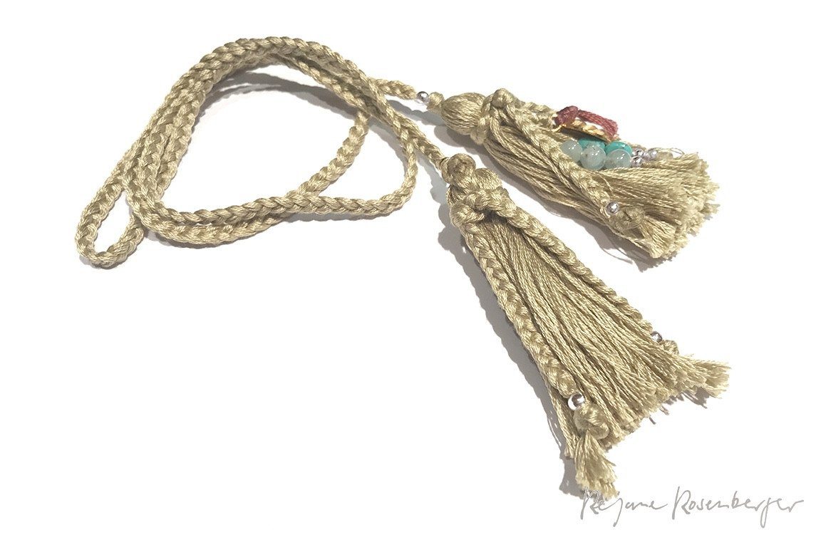 Baumwollkette "Pompon" - Réjane Rosenberger Design