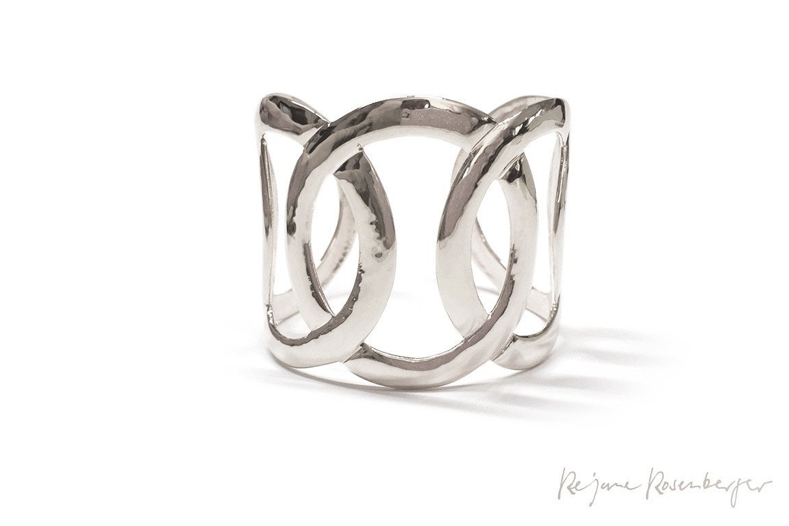 REJANE ROSENBERGER DESIGN Silbercuff "Saturn" - Réjane Rosenberger Design