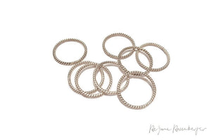 REJANE ROSENBERGER DESIGN Silberring "Cara" 3er Set - Réjane Rosenberger Design