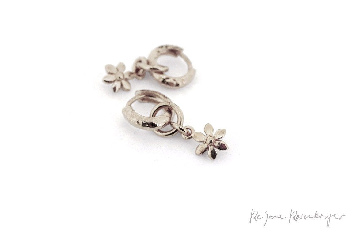 Creolen "Flower" - Réjane Rosenberger Design