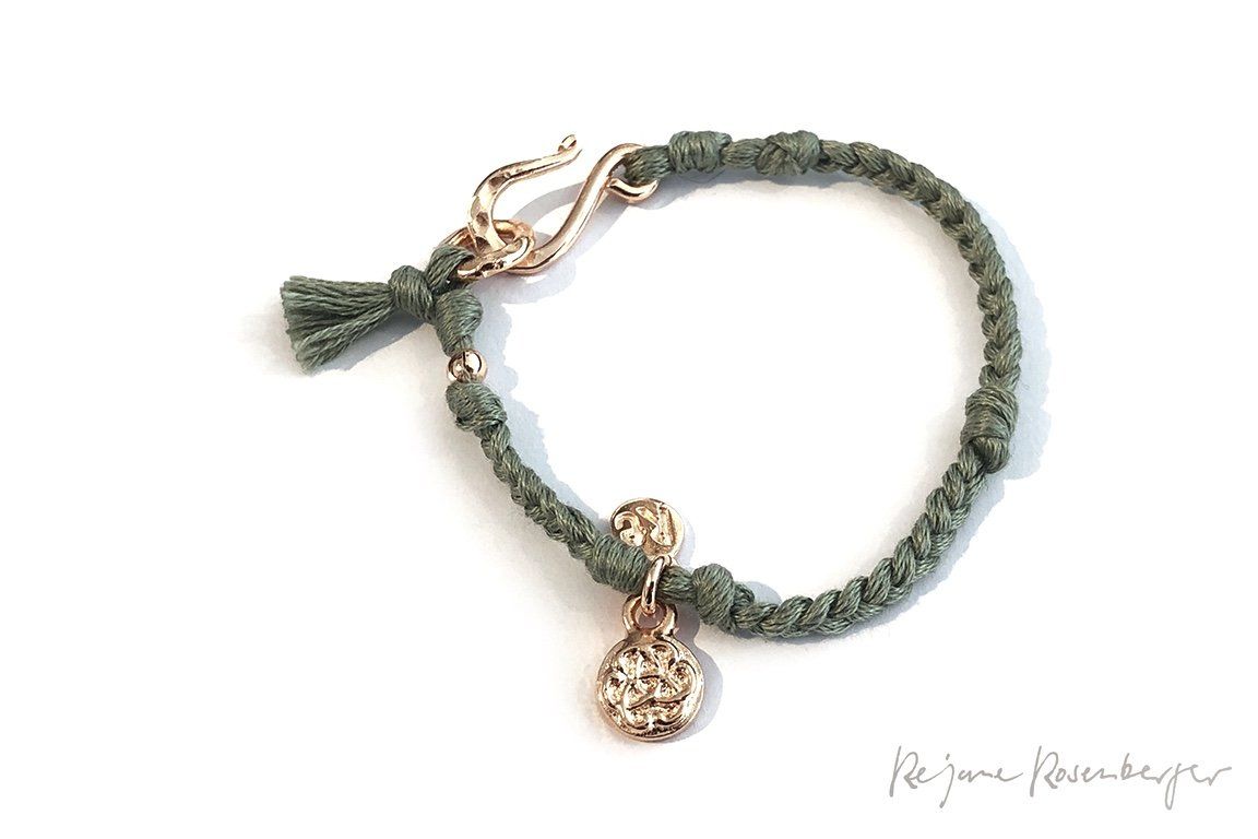 REJANE ROSENBERGER DESIGN Baumwollarmband "Lalima" mit Hock