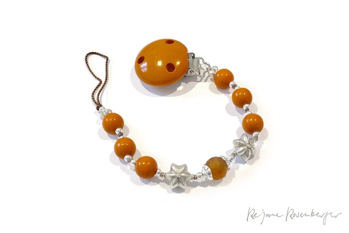 Holz - Nuggikette "Lotus" - Réjane Rosenberger Design