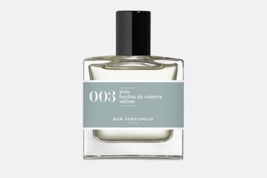 BON PARFUMEUR "003" Yuzu, violet leaves and vetiver 15ml - 30ml