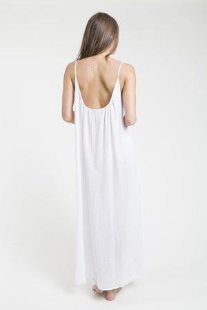 9seed - Tulum Cover up Dress - weiss - Réjane Rosenberger Design